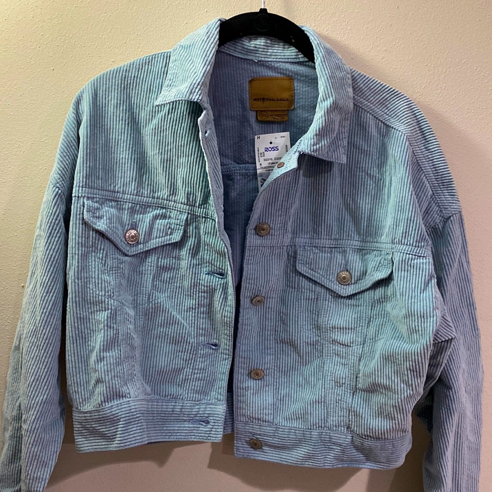 AMERICAN EAGLE CROP LENGTH JEAN STYLE WOMEN JACKET